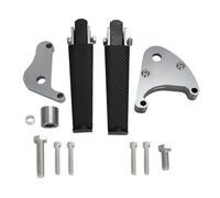 AUTOVIC Motorcycle Highway Footpegs for Yamaha FJR 1300, Front Highway Footrest Mounting Plate Kit, Adjustable Aluminum Folding Foot Pedal Bracket