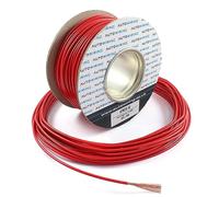 Autowiring 25 AMP Rated 2mm² Single Core Stranded Copper Cable 12v 24v Thin Wall Wire (10M 20M 50M 100M) (RED, 10M Coil)