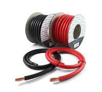 Autowiring Automotive Hi-Flex 345 Amp 50mm² 1/0 AWG Battery/Starter/Inverter/Welding PVC Cable Wire (Black, 4 Metre)