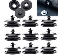 AUTOXBERT 10 PCS Universal for VW Citroen Opel Audi Skoda Car Mat Clips/Fixings/Fasteners Floor Twist Lock Screws Shape
