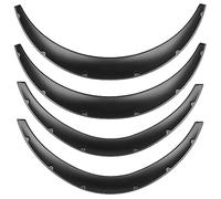 AUTOXBERT 4 Pcs 82/88cm Universal Flexible Fender Flares Durable Wheel Arches Flexible Car Mudguards Car Fender Flares Body Kit Wheel Extra Wide Firm