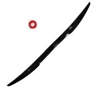 AUTOXBERT 45"115cm Universal Car Rear Lip V-Style Spoiler Rear Trunk Roof Spoiler Tail Trunk Wing Closs Black Improve Your Car Aerodynamic & Sport Appearance