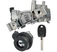 AUTOXBERT Ignition Switch Ignition Lock Ignition Barrel Starter Switch with Key Fit for VW Golf MK5 MK6 Touran Audi A3 Seat Skoda, 1K0905851B