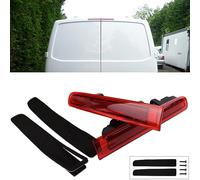 AUTOXBERT Pair (Left & Right) of Rear Brake Lights for 2003-up VW Transporter T5 T6 Barn Door High Level Brake Light Replacement, Red Lens