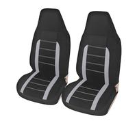 AUTOYOUTH Car Accessories Car Seat Covers for Cars Front Seat Covers & Supports Bucket Line Design Car Seat Protector Universal Fit for Truck Van,Gray