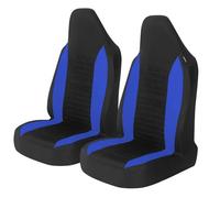 AUTOYOUTH Car Seat Covers Simple Bucket Style Universal Front Pair Fit for Car Truck SUV Van Seat Covers Car Seat Protector, Blue
