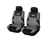 AUTOYOUTH Front Bucket Seat Covers for Cars for Women Auto Parts Seat Protectors Car Seat Accessories, (4PCS, Gray)