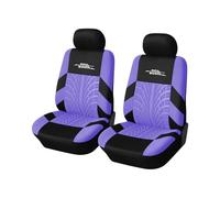 AUTOYOUTH Front Car Seat Covers High Back Bucket Seat Cover for Most Cars, SUVs, Sedan, Trucks, Vans Universal Fit 3D Tire Tread Design Airbag Compatible Automotive Interior Covers, Purple