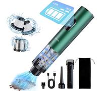 autozen Handheld Vacuum Cordless 17KPa Powerful Suction, Portable 4-in-1 Car Vacuum with LED Display&Light, 2H Fast Charge, Multi-Nozzles for Car Interior Home Cleaning
