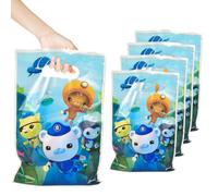 Autrpoweo 30Pcs Octo Party Gift Bags Gooddie Bags napkin plates Birthday Decoration Gift Bags Octo Birthday Party Decorations