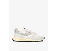 Autry Autry Reelwind Brand-Embroidered Leather and Nylon Low-Top Trainers White/Oth Eur 40 / 6 UK Men