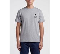 Autry Contrast Logo Cotton T-Shirt - Size: L - male