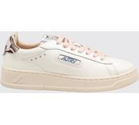 Autry Dallas Low Calfskin Trainers with Python-Effect Inserts - Size: 37 - female