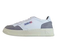 AUTRY Medalist Alum FT15 Men's Leather and Suede Shoes White and Concrete