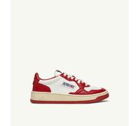 Autry - Medalist Low Bicolor Leather Shoes - White - 42