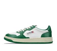 Autry Medalist Low Leather 'Green White' AULM-WB03 10