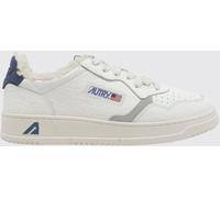 Autry Medalist Low Sneakers in Grained Leather with Shearling Lining - Size: 42 - male