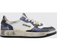 Autry Medalist Low Super Vintage Calfskin Sneakers with Worn Effect - Size: 43 - male