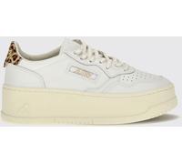 Autry Medalist Platform Low Animal-Print Pony Hair and Leather Platform Trainers - Size: 40 - female