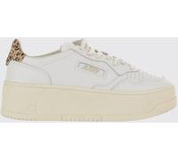 Autry Medalist Platform Low Sneakers in Leather and Animal Print Pony Skin - Size: 40 - female