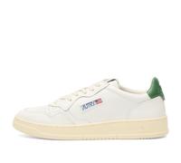 Autry Men's 01 Low Leather Sneaker Leat Wht/Green UK 9