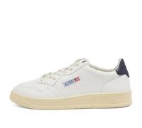 Autry Men's 01 Low Leather Sneaker White/Navy UK 7