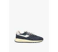 Autry Mens Autry Reelwind Low Runner Leather and Nylon Trainers Navy Eur 45 / 11 UK Men