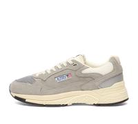 Autry Men's Hyperway Low Suede Sneakers Mesh Pulmbeo/Silver