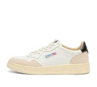 Autry Men's Medalist Leather Suede Sneaker Leather/Suede White/Black