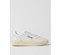 Autry Men's 01 Low Leather Sneaker Leat Wht/Wht UK 6