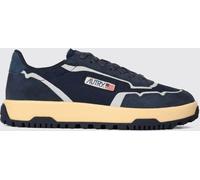 Autry Wildpace Low Leather and Mesh Sneakers with Contrast Logo and Serrated Sole - Size: 46 - male