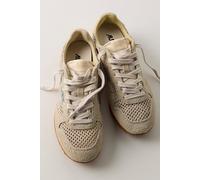 Autry Windspin Low Top Mesh Sneakers at Free People in Ecru/Silver, Size: EU 38 - female