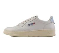 Autry Womens Medalist Low Sneakers - White and Blue - WLL64-WB MEDALIS