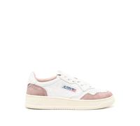 Autry Womens Medalist Low Wom Goat/suede Wht/n - White Rubber - Size EU 36