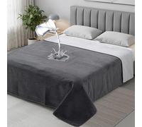 Autsel Dual-Sided Blanket for Bed - Soft Cozy Multipurpose Throw, Leakproof for Couch, Travel, Camping, Pet Pee & Spills, Washable Spill-Proof Blanket for Adults, Dogs & Indoor Cats, 203 * 229cm