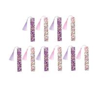 AUTSUPPL 10 Pcs Glitter Fringed Bookmark Cute Reading Bookmark Chinese Ornaments Tassels Reading List with Tassels Book Marks Chinese Style Pendant Book