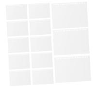 AUTSUPPL 10 Sets PP Binding Covers for Notepads Refillable Loose Leaf Journal Binder Cover Protector for School Office Budget Notebooks