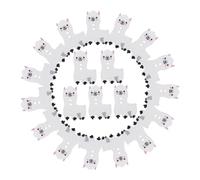 AUTSUPPL 100pcs Wooden Alpaca Buttons DIY Sewing Craft Decoration Animal Buttons for Hats Gloves Scarves Backpacks Home Decor