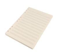 AUTSUPPL 100sheets Loose-leaf Manuscript Paper for Students Rows Blank Music Practical Composition Notebook Refill Paper for Music Practice Notebook