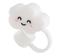 AUTSUPPL 10mm Cloud Silicone Straw Cap Reusable Dust Cover Leakproof Tip Protector for Tumblers and Drinking Cups