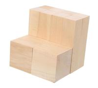 AUTSUPPL 10pcs Basswood Blocks Unfinished Soft Wooden Blocks for DIY Crafts and Whittling Unique Wood Patterns Suitable for Beginners and Experts Creative Woodworking Supplies