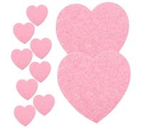 AUTSUPPL 10pcs Heart-Shaped Compressed Facial Sponges for Makeup Removal and Deep Exfoliation Pink Cotton Face Cleansing Pads Travel-Friendly Skin Scrubbers for Women Refreshing Pore