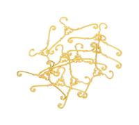 AUTSUPPL 10pcs Mini Metal Doll Clothes Hangers Antislip Nonslip Design Sturdy Tiny Garment Holders for Dolls Pets Dog Cat Closets Compact Portable Accessories