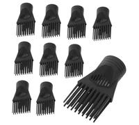 AUTSUPPL 10Pcs Plastic Hair Dryer Nozzle Replacement Wide Comb Attachment for Blow Dryer Reusable Styling Tool for Clean Sleek and Radiant Hair