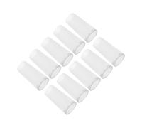 AUTSUPPL 10pcs Transparent Makeup Brush Protectors Round Covers for Travel Keeping Cosmetic Bags Clean Brushes Safe from Crushed Bristles