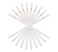 AUTSUPPL 10pcs White Wax Tailor Marking Pencils for Sewing Fabric Wood and Wax Clothes Marker Pens for Precise Dressmaker Tracing and Craft Projects