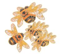 AUTSUPPL 12pcs 3D Bee Wall Decals Removable Stickers for Living Room Bedroom Nursery Home Office Decorative Bee Room Decor