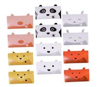 AUTSUPPL 12Pcs Animal Greeting Cards with Envelopes for Cartoon Design Invitation Thank You Notes for Birthday Party Shower Celebration