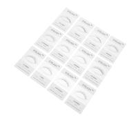 AUTSUPPL 12pcs Eyelash Trial Cards Professional Fake Lash Trial Tool Portable Lash Try Holder Display Board for Accurate Style Preview and Efficient False Eyelash Supply Management