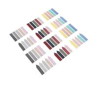 AUTSUPPL 12pcs Memo Notes Sticky Notepads with Vintage and Pastel Colors Lightweight Self-adhesive Memo Stickers for Office School Home Organization and Reminders